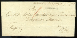 TISZAUJLAK 1840. Szép Ex Offo Levél Budára Küldve  /  Nice Official Letter To Buda - Oekraïne