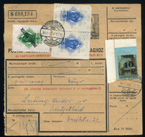 SZENTGOTTHÁRD 1945.11. Helyi (!!) Csomagszállító Egybélyeges Bérmentesítéssel  /  1945.11. Local (!!) Parcel P.card Sing - Brieven En Documenten