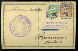 TEMESVÁR 1916. Osztrák Díjjegyes Válaszlap 3f+5f Rel Bérmentesítve Ausztriába Küldve  /  1916 Austrian Stationery Reply  - Gebruikt