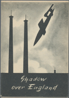 Ansichtskarten: Propaganda: 1944, One Of The Rare "Shadow Over England" Series Of Leaflets Distribut - Partis Politiques & élections