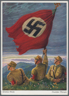 Ansichtskarten: Propaganda: Deutscher Morgen / German Dawn. (In)famous Propaganda Picture By Walter - Partis Politiques & élections