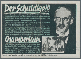 Ansichtskarten: Propaganda: PAROLE DER WOCHE, Partie Mit 14 Verschiedenen Beilage Zetteln Mit Divers - Partis Politiques & élections