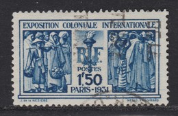 FRANCE 1931:  Exposition Coloniale, Oblitéré - Autres & Non Classés