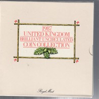 UNITED KINGDOM GRAN BRETAGNA 1987 OFFICIAL SET  UNCIRCULATED COIN COLLECTION - Maundy Sets & Commémoratives