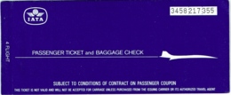 Ticket/Billet D'Avion. Iata/Sabena. Brussels/Birmingham/Void/London/Brussels.  1982 - Europe
