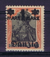 Deutsche Reich :  Danzig Mi 26 I Ohne Netzunterdruck MH/* Flz/ Charniere - Postfris