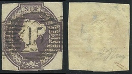 1847-54 GREAT BRITAIN USED REGINA VITTORIA SG 58 6d - E152 - Oblitérés