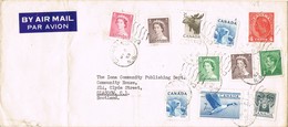 31425. Carta Aerea CORNWALLIS (Nova Scotia) Canada 1953 To England - Storia Postale