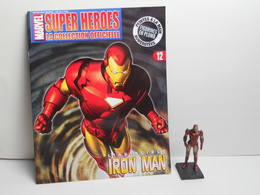 IRON MAN   Figurine N°12 En Plomb Eaglemoss AVEC FASCICULE Sans BOITE - Heroes De Marvel