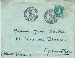LBR41 - MONACO JOURNEE DU TIMBRE 6/3/1948  PETITS DEFAUTS - Storia Postale
