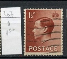 Grande Bretagne - Great Britain - Großbritannien 1936 Y&T N°207 - Michel N°195 (o) - 1,5p Edouard VIII - Used Stamps