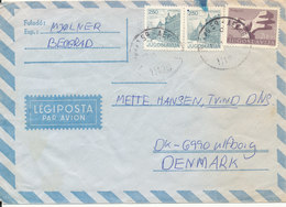 Yugoslavia Air Mail Cover Sent To Denmark - Posta Aerea