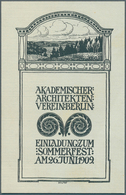 Ansichtskarten: Motive / Thematics: STUDENTIKA / ARCHITEKTENVEREINE, Aussergewöhnliches Los Mit Ca. - Autres & Non Classés