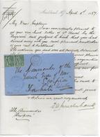 TAHITI - 1887 - LETTRE De AUCKLAND Avec CACHET AGENCE CONSULAIRE De FRANCE => TAHITI Avec REEXPEDITION => RAIATEA - Covers & Documents