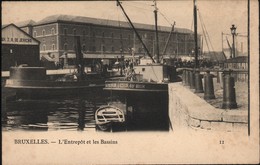 Bruxelles : L'Entrepôt Et Les Bassins - Transport (sea) - Harbour