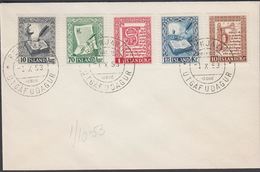 1953. Manuskript. FDC REYKJAVIK 1. X. 53.  (Michel 287-291) - JF310224 - Covers & Documents