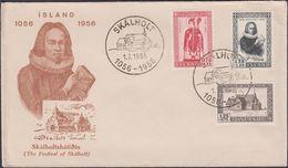 1956. SKÁLHOLT. 3 Ex. SKÁLHOLT 1056 - 1956 1.7.1956.  (Michel 300-302) - JF310255 - Covers & Documents