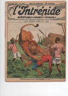 L'INTREPIDE - N° 1281  Du 10.03.1935  * AUX PRISES AVEC UN LION * - L'Intrépide