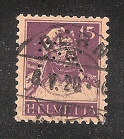 Perfin/perforé/lochung Switzerland No YT141/141a 1914 William Tell BK  Bernische Kraftwerke AG - Perfin