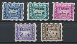 °°° SOMALIA - Y&T N°56/60 ESPR. - 1950 MNH °°° - Somalië