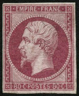 ** N°17B 80c Rose - TB - 1853-1860 Napoleon III