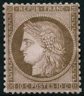 ** N°58 10c Brun S/rose - TB - 1871-1875 Ceres