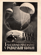 BLED,SLOVENIA-FIRST WORLD PARACHUTING CHAMPIONSHIP - Parachutting