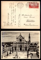 REGNO D'ITALIA - 75 Cent Orazio (402) Isolato Su Cartolina Da Firenze A Vana Del 6.5.37 - Other & Unclassified