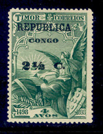 ! ! Congo - 1913 Vasco Gama On Timor 2 1/2 C - Af. 94 - MH - Portuguese Congo