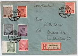 1945,fast Portoger.  Reko- Satz- Brief , #a1951 - Cartas & Documentos