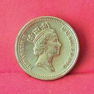 GREAT BRITAIN 1 POUND 1990 -    KM# 959 - (Nº27552) - 1 Pound