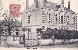 CPA : Chevannes  (89)  La Mairie Et L'Ecole      Ed Toulot Auxerre - Chevannes