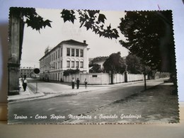 1956 - Torino - Corso Regina Margherita - Ospedale Gradenigo - Stabilimenti Farina - Animata  Cartolina Storica Originle - Gesundheit & Krankenhäuser