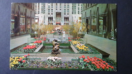 USA - New York City - Rockefeller Center Channel Garden - Look Scans - Piazze