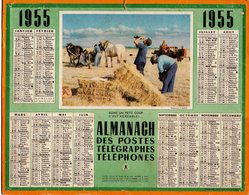Almanach Des Postes 1955 Boire Un Petit Coup C Est Agréable - Grand Format : 1941-60