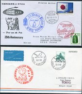 1982 Japan Norway SAS First Flight Covers (2) Tokyo / Oslo. Reindeer Polar - Poste Aérienne