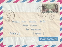 LETTRE LOME RP 1959 - Storia Postale