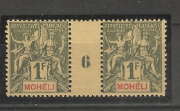 Mohéli _ Millésimes ( 1906 ) N°14 Neuf TTB - Nuovi