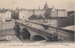 CPA - France - (53) Mayenne - Château-Gontier - Le Pont Et L'Hôtel-Dieu - Chateau Gontier