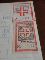 MARCA DA BOLLO ORDINE DEI MEDICI CHIRURGI  LIRE  300 + LIRE 600 -  1960 - Steuermarken