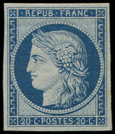 (*) SIEGE DE PARIS - R37f 20c. Bleu, GRANET, TB - 1870 Belagerung Von Paris