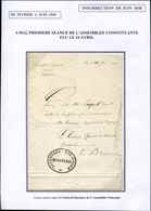 Let LETTRES SANS TIMBRE ET DOCUMENTS DIVERS - Laissez-passer Signé Du Général Questeur De L'Assemblée Nationale, TB - Autres & Non Classés