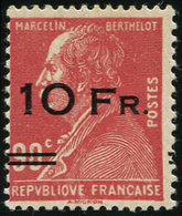 ** POSTE AERIENNE - 3   10Fr. Sur 90c. Rouge, Berthelot, "ILE De FRANCE", TTB. C - 1927-1959 Ungebraucht