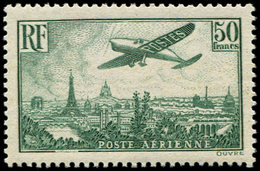 ** POSTE AERIENNE - 14b 50f. Vert Foncé, TB - 1927-1959 Ungebraucht