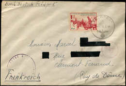 Let Spécialités Diverses - L.V.F. 6 : F + 1f. Rouge Obl. FELDPOST 11/3/44 Sur Env., Cachet Aigle 34206A, TB - Kriegsmarken