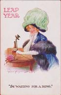 Girl Lady With Hat Belle Epoque Jugendstil Art Nouveau Illustrator Fred Spurgin Hoed Chapeau - Spurgin, Fred