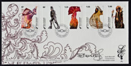 Ce0036 NEW ZEALAND 2004, SG 2701-5  World Of Wearable Art, Limited Edition Signed FDC - Brieven En Documenten