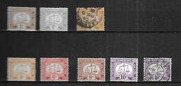 Hong Kong  1924 - 1947    Cat Yt   N° 1, 2, 4,5, 7, 8, 10 - Impuestos