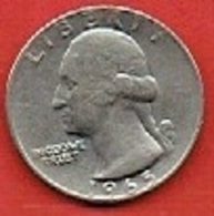 USA # ¼ Dollar "Washington Quarter" FROM 1965 - 1932-1998: Washington