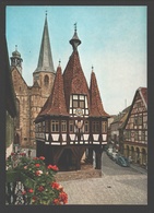 Michelstadt - Marktplatz Und Rathaus - Classic Car / Auto VW Käfer / Coccinelle / Kever / Beetle - Michelstadt